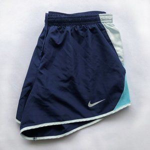 Blue & White Nike Tempo Dri Fit Shorts Women Large